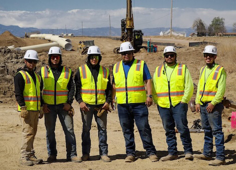 Kelley Dewatering team in jobsite